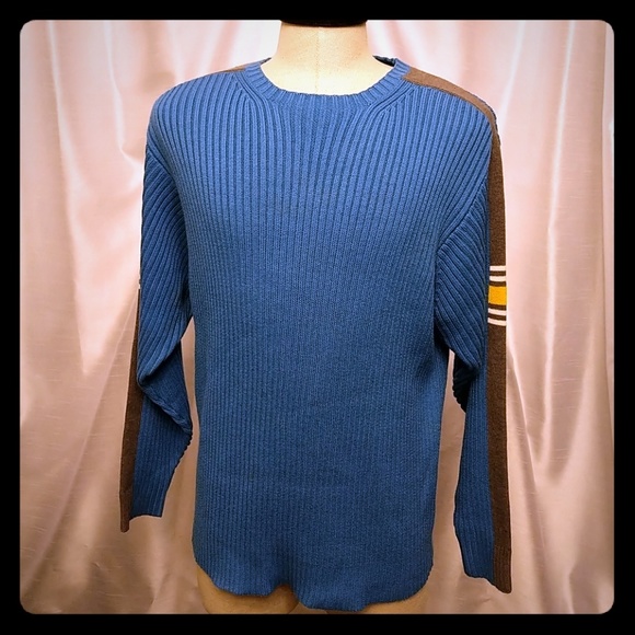 Roundtree & Yorke knit long sleeve men's sweater L